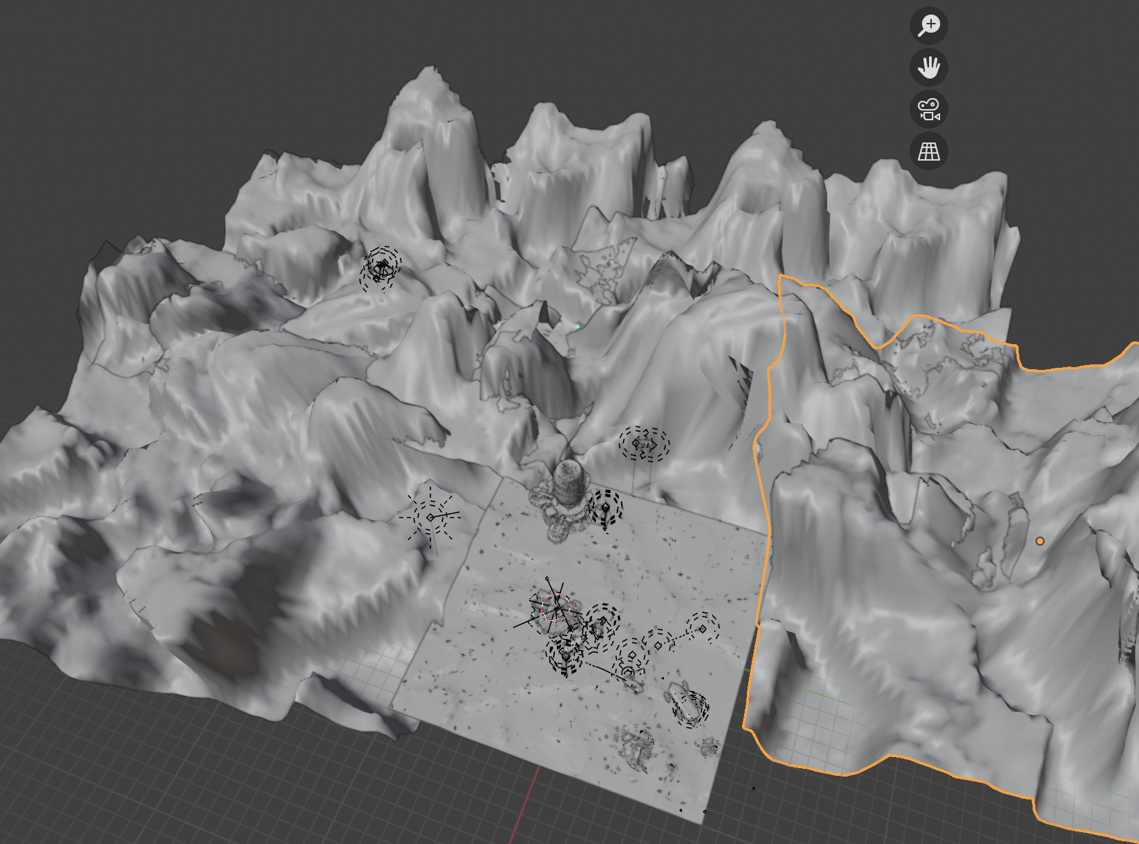 BLINK · Kamerafahrt und Framing im 3D-Viewport