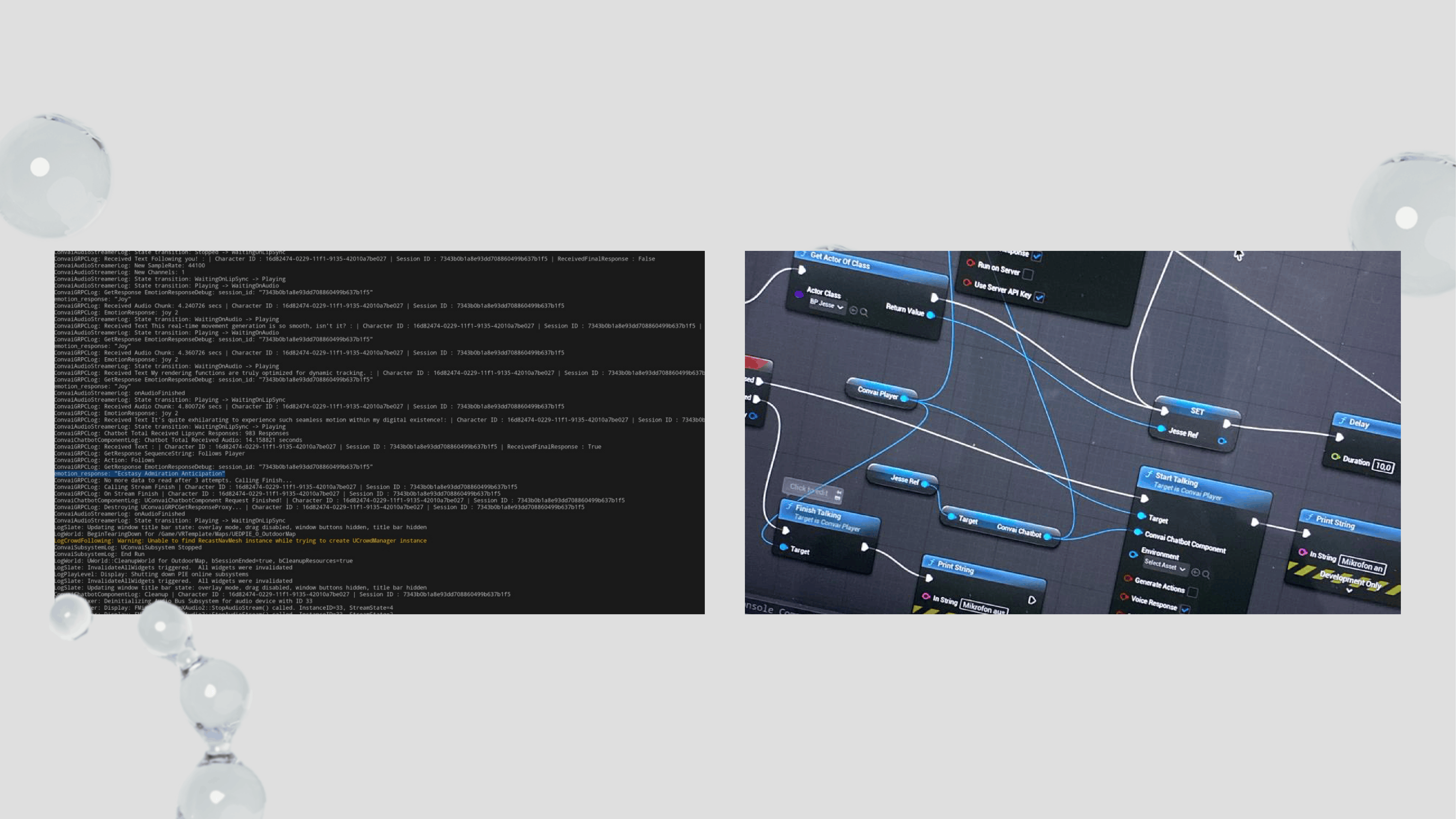 Pipeline Workflow · Logs & Blueprint Graph