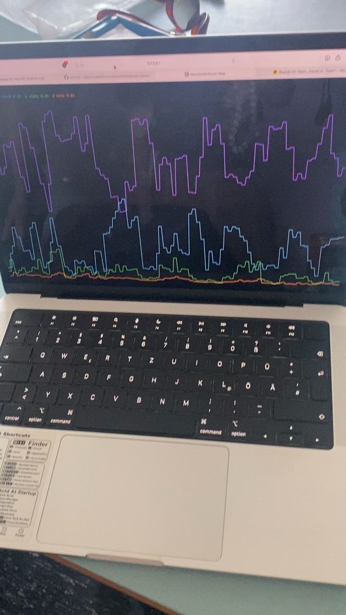 Behind the Scenes — Prozessmoment aus dem Synapsthesizer-Setup